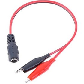 Resim 5.5*2.1 mm. Dişi DC Power Güç Adaptör Girişi To Krokodil Kablo 