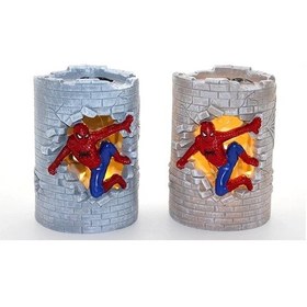 Resim Örümcek Adamlı Masa Lambası Alk1613 Çok Renkli 