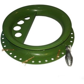 Resim Kasnaklı El Oltası 5 İğne Turuncu Simli Çapari Takımlı 