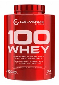 Resim Galvanize Nutrition 100 Whey Protein 74 Servis 2000 Gr Kurabiye Kurabiye 