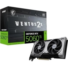 Resim Msı Oyun Rtx 5060 Ti 16G Ventus 2x Oc Plus Ekran Kartı (16GB Gddr7, 128-BIT, Aşırı Performans: Tba Mhz, Displayport x 3 2.1A, HDMI 2.1b, Nvıdıa Blackwell Mimarisi) 