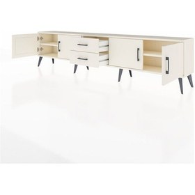 Resim Arges Tv Ünitesi 2 Raflı 2 Çekmeceli 4 Kapaklı 220x30x51 Aytaşı-aytaşı Aytası/aytası - Aytası 