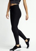 Resim Nike Power Sculpt Hyper Tight Fit Yüksek Belli Şekillendirici Siyah Spor Tayt 