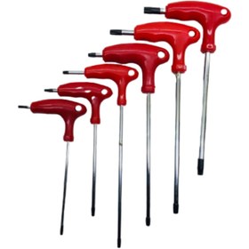 Resim Eltos Tas006 T Tipi Torx Allen Anahtar Takımı Seti 6 Parça 