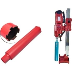 Resim Mercure Karot Makinası Standart Sehpa MC-7550 S+Akdeniz Karot Ucu 60*552 mm 