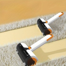 Resim Çift Taraflı Evcil Hayvan Tüyü Temizleyici Rulo - Çok Fonksiyonlu, Elektrostatik Tüy Fırçası Köpekler & Kediler için, Mobilya & Giysiler için İdeal 