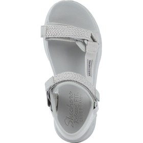 Resim Skechers D'Lux Walker Kadın Bej Sandalet (119822-TPE) 