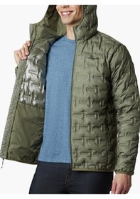Resim Columbia Wo0954 Delta Ridge Down Hooded Erkek Kaz Tüyü Mont Yeşil 