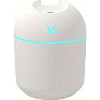 Sunshine022 Beyaz Oda Nemlendirici Aromaterapi Difüzörü Gece Işığı Soğuk Sis Yatak Otomobil Bitki