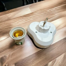 Resim Sermer Pazarlama 2 Li Set Golyat Üçlü Priz ve Fişli Anahtarlı Duy 