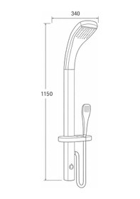Resim Eagle Panel Duş Sistemi-elektrostatik Boyalı Alümi Krom 