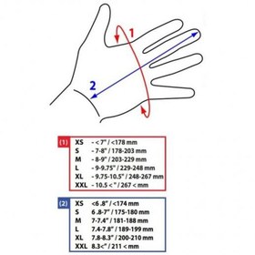 Resim Giro Dnd Uzun Parmak Eldiven - Kırmızı Turuncu M Beden 