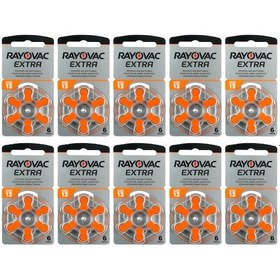 Resim Rayovac Extra 13 Numara İşitme Cihaz Pili 6 x 10'lu 