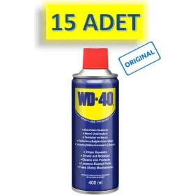 Resim 15 Adet Wd-40 Çok Amaçlı Sıvı, Yağ Çözücü, Pas Sökücü, Temizleyici ve Koruyucu Bakım Spreyi 400 ml 