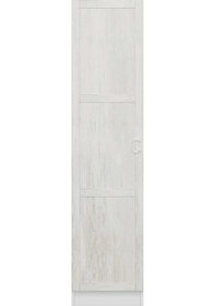 Resim Minar Kale 1 Kapaklı Dolap Beyaz - Eskitme Beyaz 210cm 