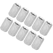 Resim Jeemson 10 Adet M8 40 Çinko Kaplı Uzunluklu Altıgen Somun, Çelik Malzeme, Yüksek Dayanıklı, Endüstriyel Ve Konstrüksiyon Bağlantı Elemanı 