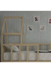 Resim Markaawm Markaawm Montessori Çocuk Yatak Doğal Çam 90X190 Karyola Selen Akçaağaç 