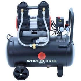 Resim Worldforce 50 L 8 Bar 2 Hp Sessiz Ve Yağsız Hava Kompresörü 