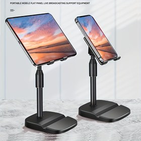 Resim Ayarlanabilir Telefon ve Tablet Standı - Taşınabilir, Çok Açılı Tutucu Canlı Yayın, Masa ve Ev Kullanımı için - Tüm Cep Telefonları ve Tabletlerle Uyumlu, Canlı Yayın Aksesuarı | Şık Telefon Standı | Sağlam ABS Yapısı 