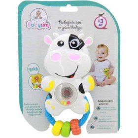 Resim Birlik Babycim Inek Sesli Pilli Çıngırak Wd-3661C Çok Renkli 