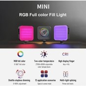 Resim Ebitda Taşınabilir Rgb Mini Fotoğraf Lambası - 2200mah Pil, Usb Şarj, 108 Led Işık Paneli 