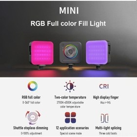 Resim Ebitda Taşınabilir Rgb Mini Fotoğraf Lambası - 2200mah Pil, Usb Şarj, 108 Led Işık Paneli 
