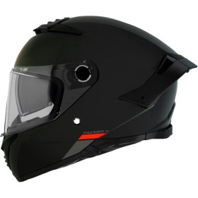 Resim Mt Helmets Kask Thunder 4 Sv Solıd A1 Matt Black Şeffaf Vizör 