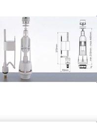 Resim Basmalı Su Tasarruflu Klozet Sifon Rezervuar Iç Takım Beyaz 
