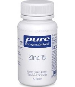 Resim Pure Encapsulations Zinc 15mg 30 Kapsül 