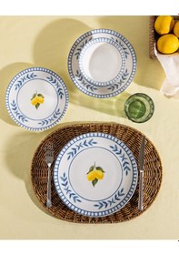 Resim Madame Coco Brunella 6 Kişilik 24 Parça Yemek Takımı - Mavi/beyaz Yset0000000091 