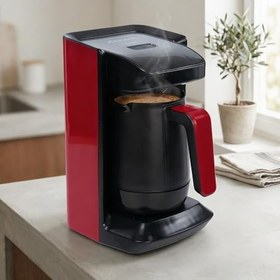 Resim Conti CKM-100 Kahveci Türk Kahve Makinesi - 4 Fincan, 500W, Taşma Önleyici Sensörlü, Sesli Uyarılı, Otomatik Kapanma, Bol Köpüklü Türk Kahvesi Makinesi 