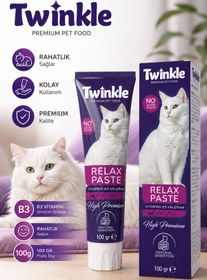 Resim Twinkle Relax Paste Kedi Malt Macunu 100 Gr | Sakinlik, Rahatlama ve Sindirim Desteği 