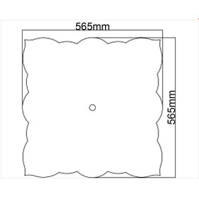 Resim MOTİFPİYER Lamba Tavan Göbeği-Motifli-Modellemeler-13-2 Adet 