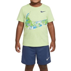 Resim Nike Nkn E1D1 Gfx Jersey/Mesh Short Çocuk Şort Takım 76N627 