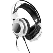 Resim Hoco W110 Rgb Aydınlatmalı 2m Kablolu Kafa Üstü Mikrofonlu Gamıng Oyuncu Kulaklık 