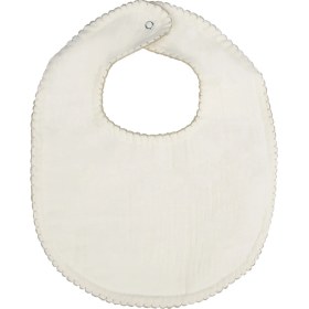 Resim Babyjem Bürümcük Soft Müslin Mama Önlüğü Ekru 