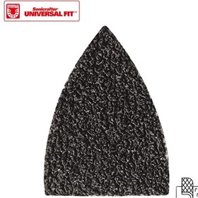 Resim WORX WA2121 Çok Amaçlı Raspalama Makinası İçin 34x34mm 20Adet 80Kum Cırtlı Universal Parmak Zımpara Kâğıdı 