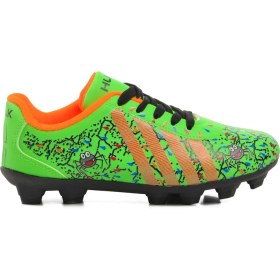 Resim Ayakmod Hulk Örümcek Desenli Yeşil Çocuk Krampon 