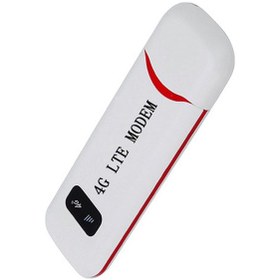 Resim Mufunye Küçük Boyutlu Qr91f 4g Lte Taşınabilir Usb Wifi Modem, 10 Kullanıcılı Wifi Paylaşımı, Hızlı İnternet Bağlantısı, Beyaz & Kırmızı 