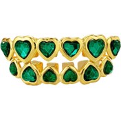 Resim RICH ZUMRUDI HEART GRILLZ(Special Order•High Quality) 