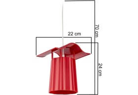 Resim Kırmızı Ahşap Fener, Şık ve Doğal Dekorasyon Parçası 