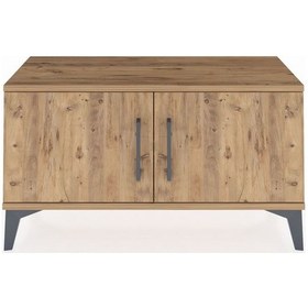 Resim Arges Şifonyer Tek Raflı 2 Kapaklı 88x30x48 Çam-çam Çam 