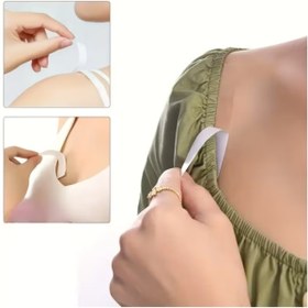 Resim SİBELA BEAUTY GÜZEL GÖRMEK GÜZEL DÜŞÜNDÜRÜR 36 Parça Şeffaf Elbise Sabitleyici, Çift Taraflı Dekolte Bandı, Elbise Kaydırmaz Bant 