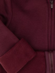 Resim U.S. Polo Assn. Erkek Çocuk Bordo Fermuarlı Kapüşonlu Örme Hırka 50313852-VR177 