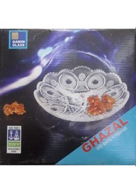 Resim Ghazal Ayaksız Cam Çerezlik Çap : 21cm Ghazal Diğer 