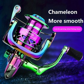 Resim Çift Ustalıklı Alüminyum Dönüşlü Olta Makarası ile PA (Poliamid, Naylon) – Yüksek Mukavemet, Emek Günü ve Baba Günü Hediyesi, VK6000 Dönen Makara ile Metal Kayaç, EVA Kolu, Cesur Hat Engeli ve Büyük Kalibre Boşaltma Düğmesi 