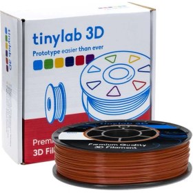 Resim Tinylab 3D 1.75 mm Pla Filament Kahve Ahşap 