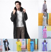 Resim Xindoker Eva Materyal Kapalı Kollü Su Geçirmez Yağmurluk - Outdoor Turizm Ve Trekking İçin Tam Koruma, Sıkışıklı Bilek Tasarımı, Tek Beden Siyah Siyah Esnek Ağız 