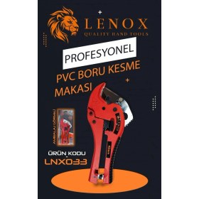 Resim Boru Kesme Makası 42 mm Extra Güçlü Profesyonel Otomatik Pprc Plastik Lenox Tools 