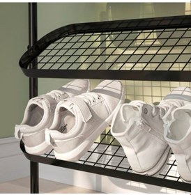 Resim Alganas Ayakkabılık, Siyah 76x24x59 Cm Siyah 